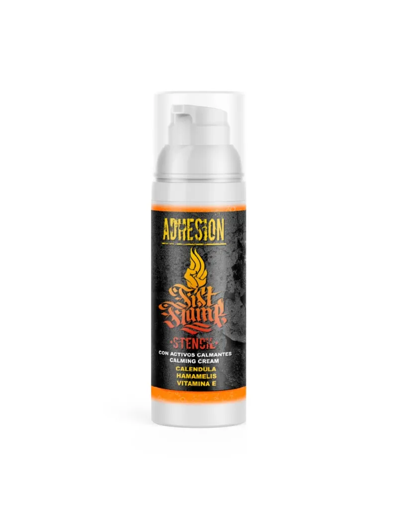 100 Stencil Adhesion Fist Flame