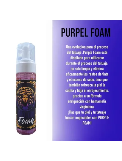 120 Foam purple medusa 250ml