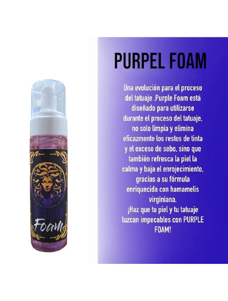 120 Foam purple medusa 250ml