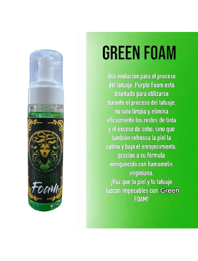 121 Foam green medusa 250ml.