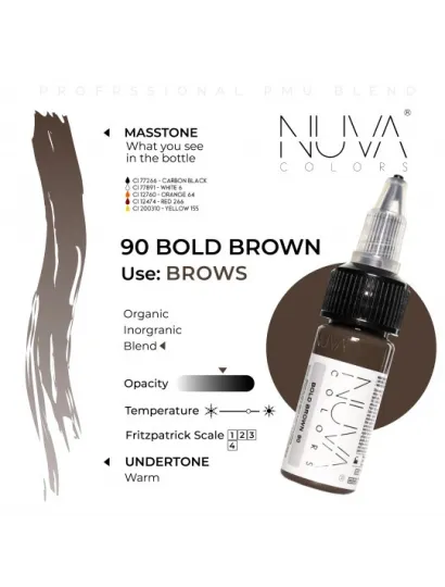 1564 Pigmento artístico Bold Brown Nuva Color