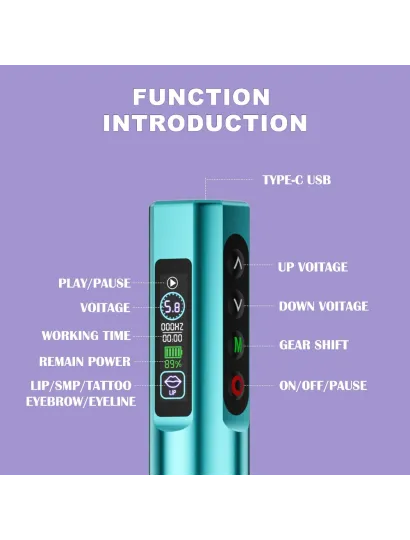 1711 Most Blade Pen Blue