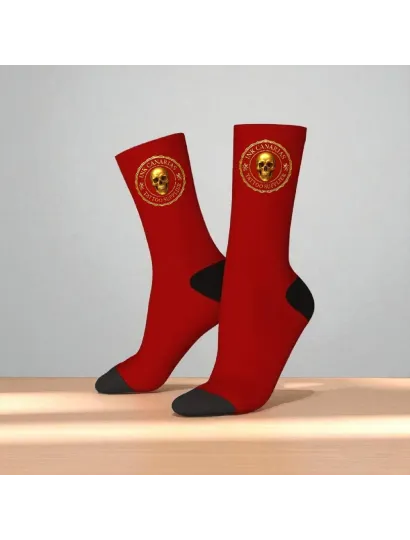 1796 Calcetines rojos talla única