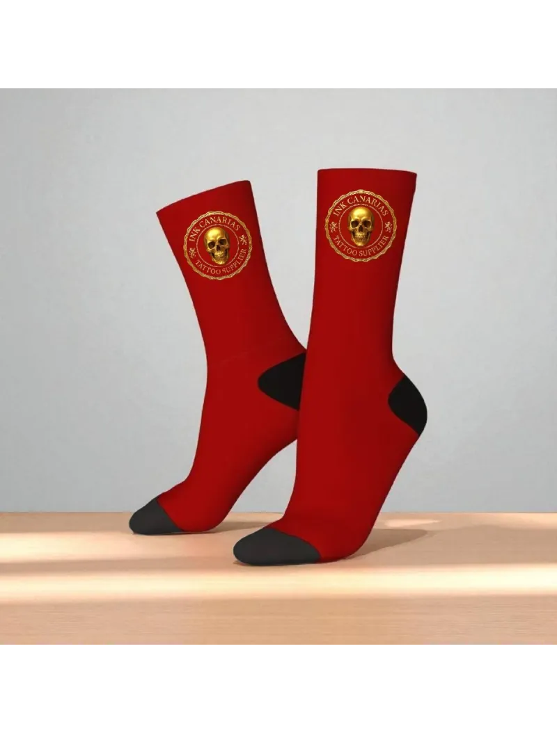 1796 Calcetines rojos talla única