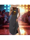 1840 Vestido gris L