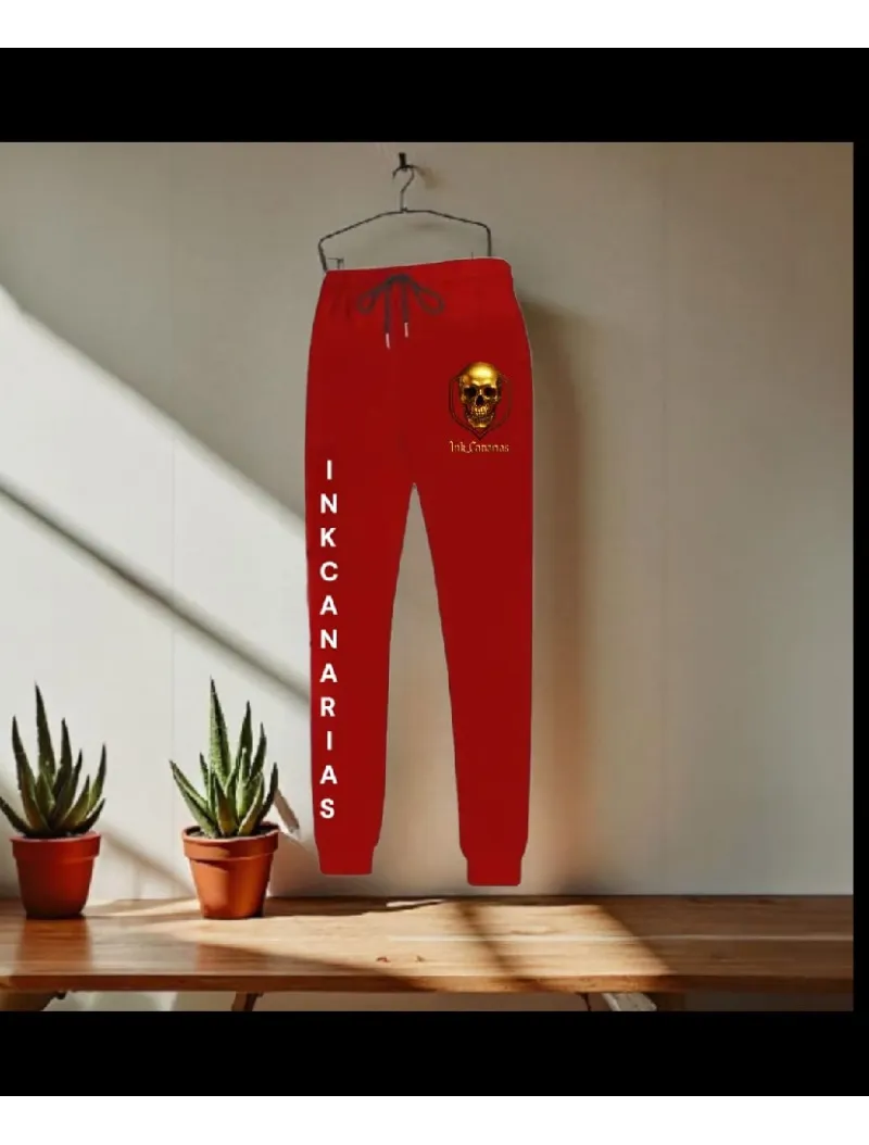 1869 Pantalón chándal rojo L