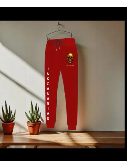 1871 Pantalón chándal rojo S