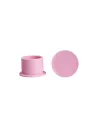 2537 Cups silicona rosa G (18mm)