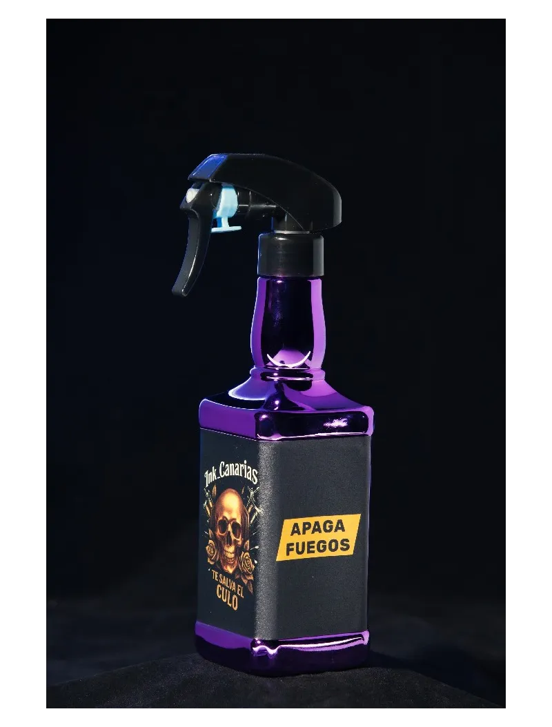 2856 Botella vacía morada Ink Canarias