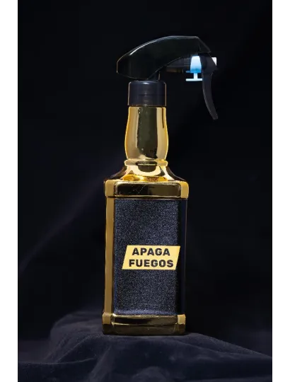 2857 Botella vacía dorada Ink Canarias