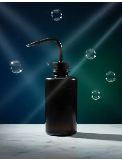 925 Botella de enjuague negra 500ml