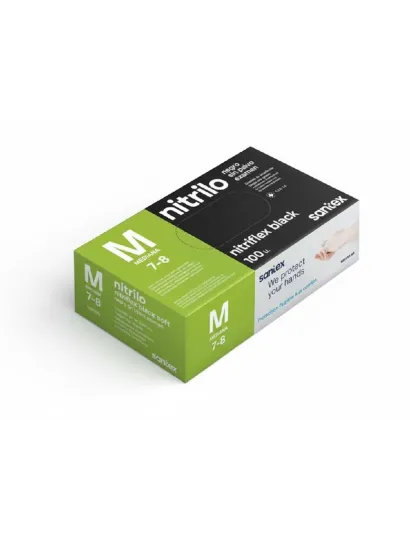 2905 Guantes negro M