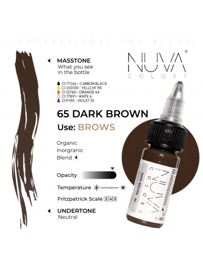 3194 Dark Brown Nuva Colors 15ml