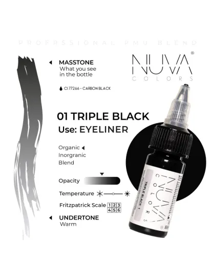 3198 Triple Black 1 Nuva Colors 15ml