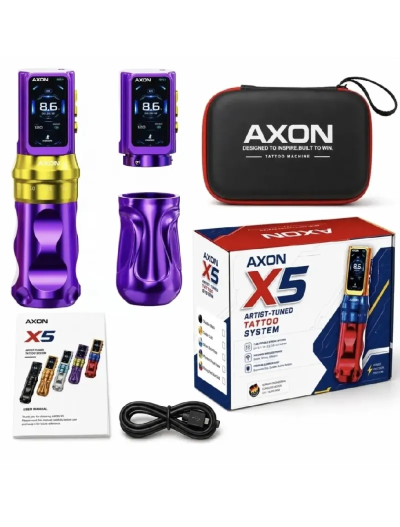 4396 Axon X5 Phantom Purple Lime